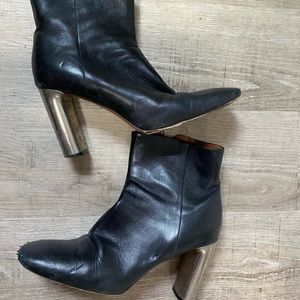 Celine soft leather ankle boots
